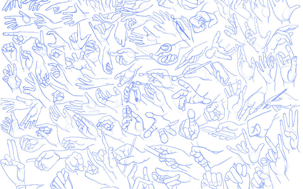 Study of 100 hands