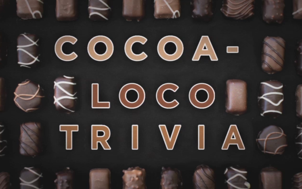 Cocoa-Loco Trivia title card